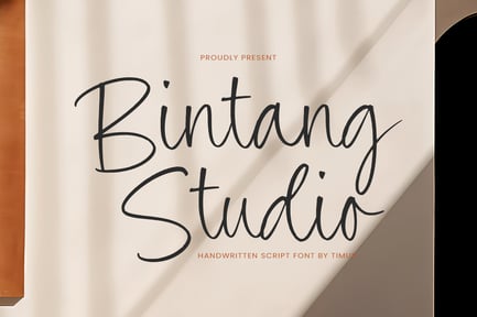 Bintang Studio – Handwritten Script Font TT