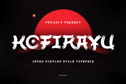 Kofirayu – Japanese Brush Stroke Font