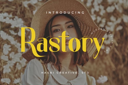 Rastory Stylish Modern Font