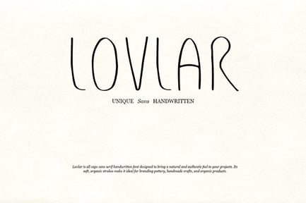 Lovlar – Natural Sans