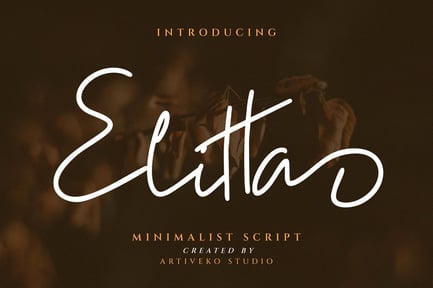 Elitta Script Font