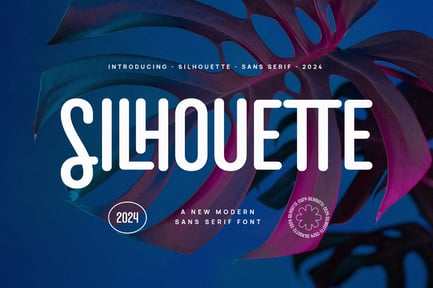 Silhouette – Modern Display Sans Serif