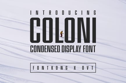 Coloni – Condensed Display Font