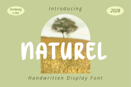 Naturel – A Handwritten Display Font