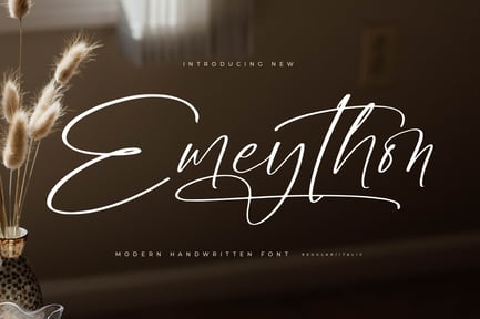 Emeython Modern Handwritten Font