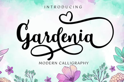 Gardenia – Wedding Font