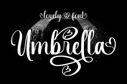 Umbrella Script – Lovely Script Font