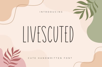 Livescuted Font