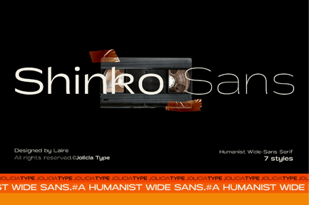 Shinko Sans | Humanist Wide Font