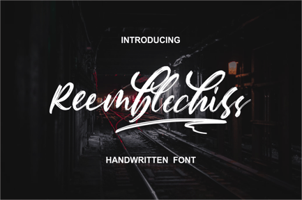 Reemblechiss – Handwriting Textured Font