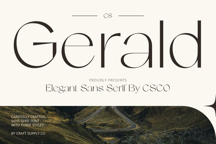 Gerald – Elegant Font