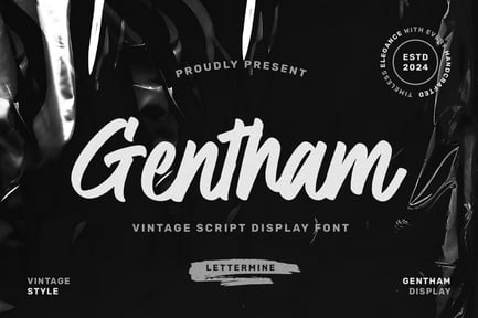 Gentham – Script Handwritten