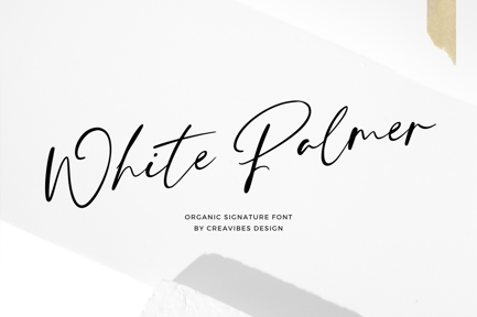 White Palmer – Signature Script Font