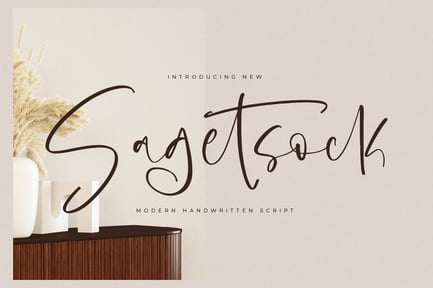 Sagetsock Modern Handwritten Script
