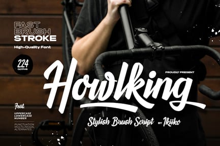 Howlking – Stylish Brush Script