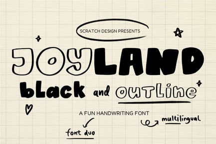 Joyland Font Duo
