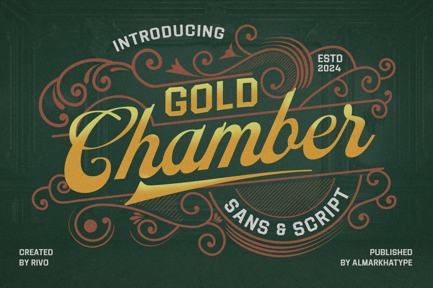 Gold Chamber – Vintage Script