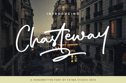 Chasteway – Signature Font