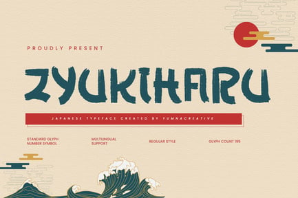 Zyukiharu – Japanese Font