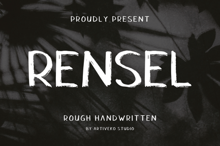 Rensel Vintage Handwritten Font