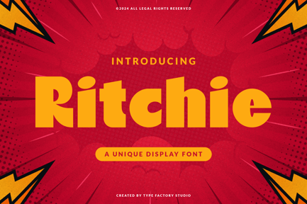 Ritchie – Unique Display Font