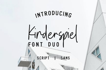 Kinderspiel – Font Duo