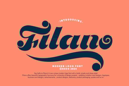 Filano – Modern Logo Font