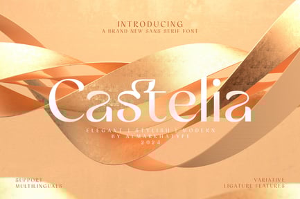 Castelia – Elegant Stylish Sans