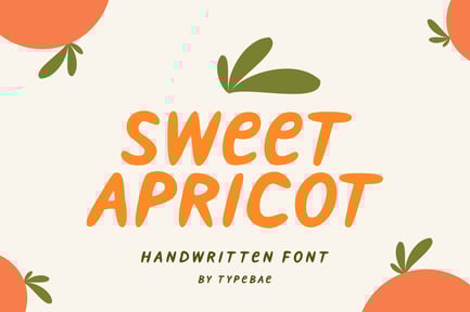 Sweet Apricot – Joyful Handwritten Font