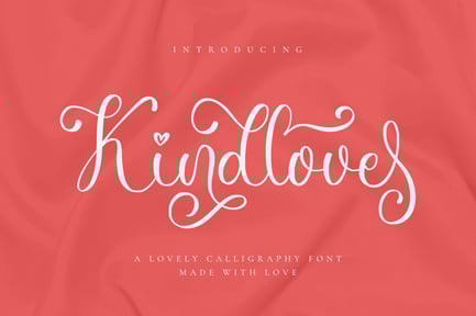 Kindlove – Lovely Script Font