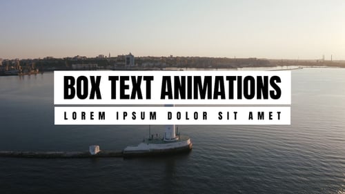 Box Text Animations | Premiere Pro