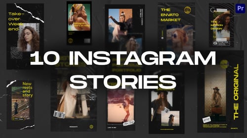 10 Instagram Stories & Reels Mogrt