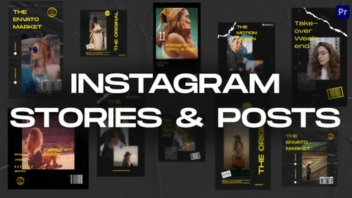 10in1 Instagram Stories & Posts Mogrt