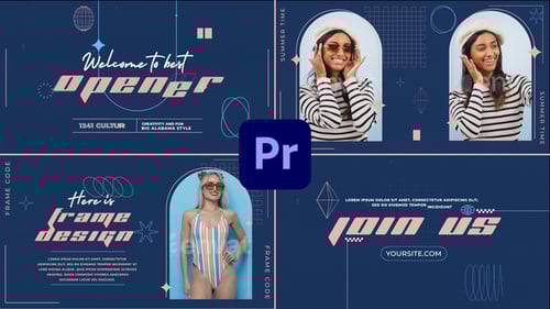 Modern Fashion Trendy Frame Slides Opener