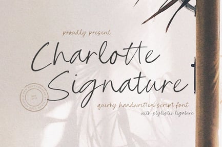 Charlotte Signature – Quirky Handwritten Script TT