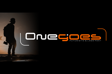 Onegoes – Futuristice and Logo Font