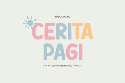 Cute Font – Cerita Pagi