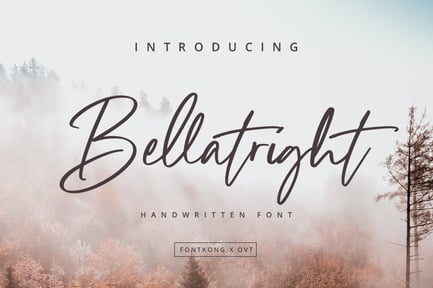 Bellatright – Handwritten Font