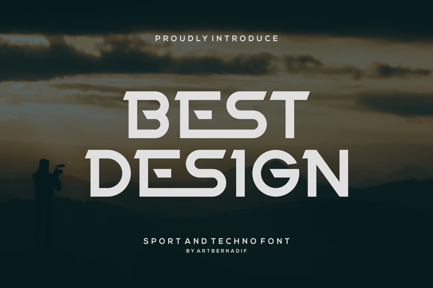 Best Design – Sport And Techno Font
