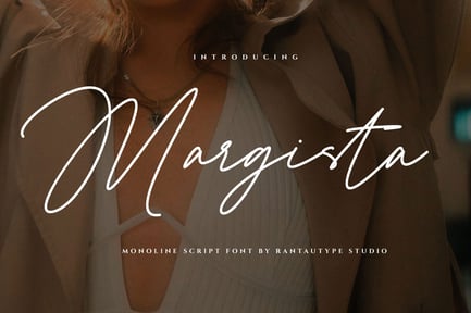 Margista Monoline Script Font