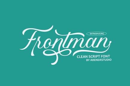 Frontman – Clean Script Font