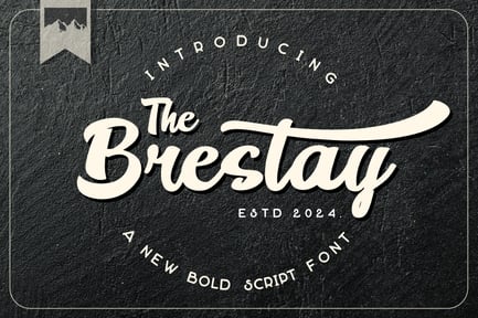 Brestay Bold Script Font