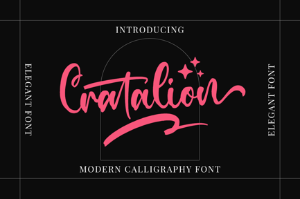 Cratalion – Brush Script Font