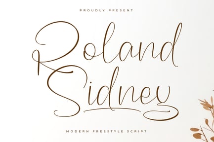 Roland Sidney Modern Freestyle Script