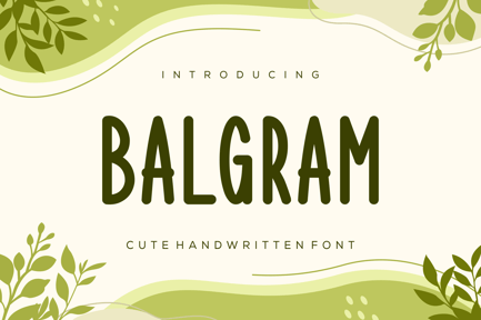 Balgram Font
