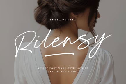 Rilensy Modern Script Font