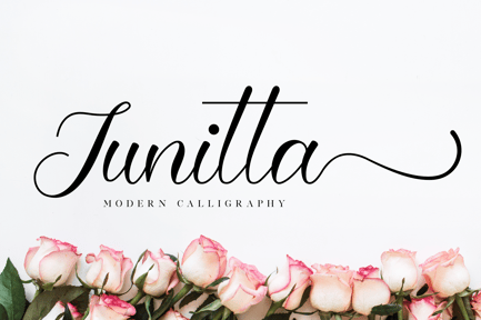 Junitta – Wedding Font