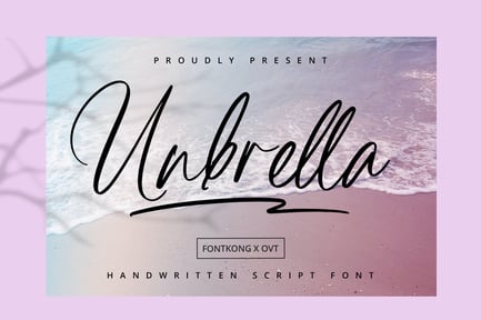 Unbrella – Handwritten Script Font