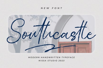 Southcastle – Brush Font