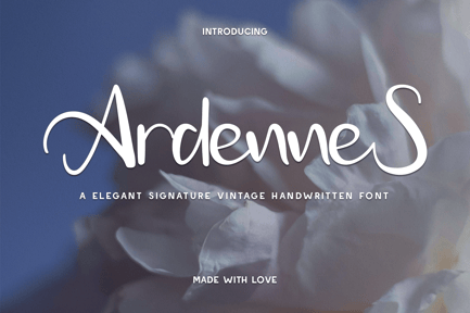 Ardennes – Elegant Signature Handwritten
